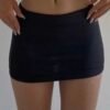 Mini tiro bajo lycra