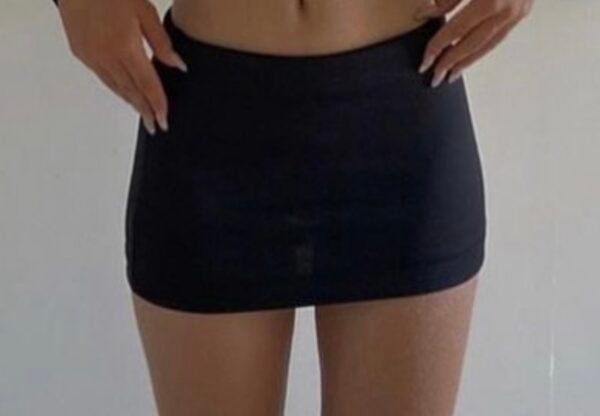 Mini tiro bajo lycra