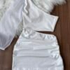 Vestido manga tull