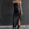 Vestido largo vuelo