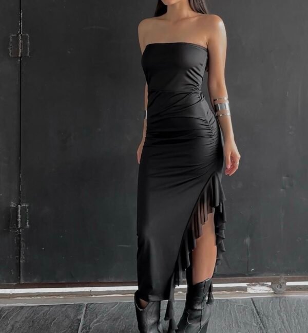 Vestido largo vuelo