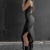 Vestido largo vuelo