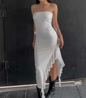 Vestido largo vuelo