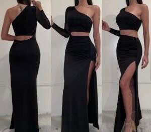 Vestido manga microtull
