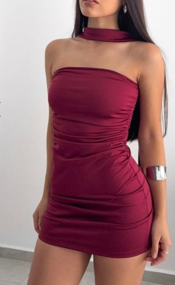 Vestido Straples + lazo