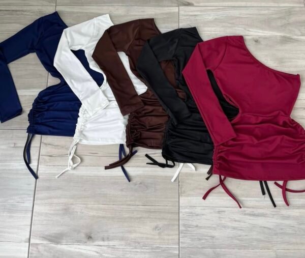 Vestido frunces