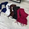 Vestido frunces