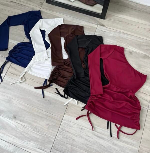 Vestido frunces