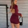 Vestido espalda