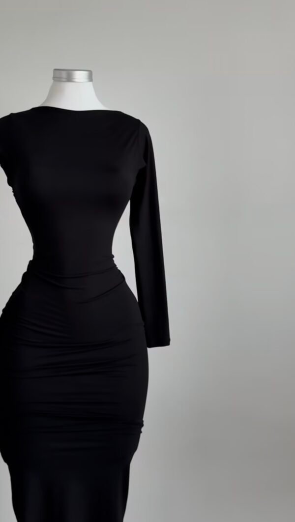 Vestido largo espalda