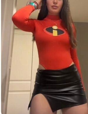 Disfraz body + pollera