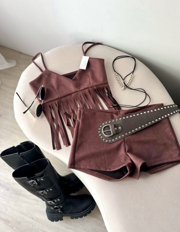 Conjunto gamuza