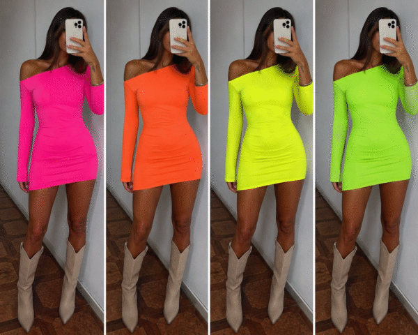 Vestido fluor