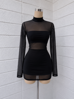 Vestido microtull + set