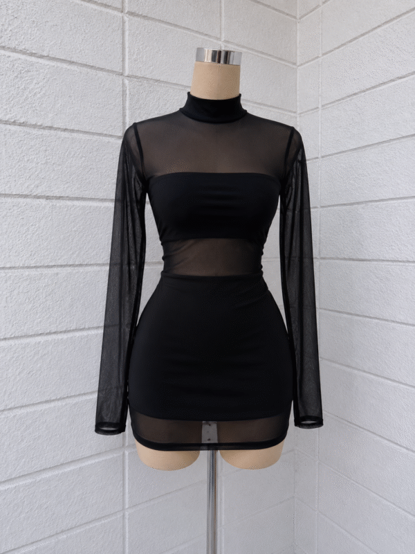 Vestido microtull + set