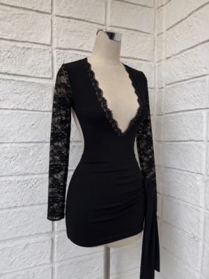 Vestido con encaje