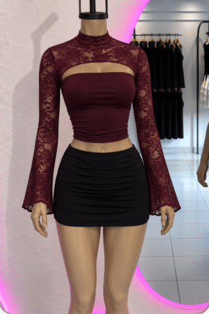 Top encaje