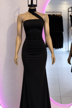 Vestido largo lazo